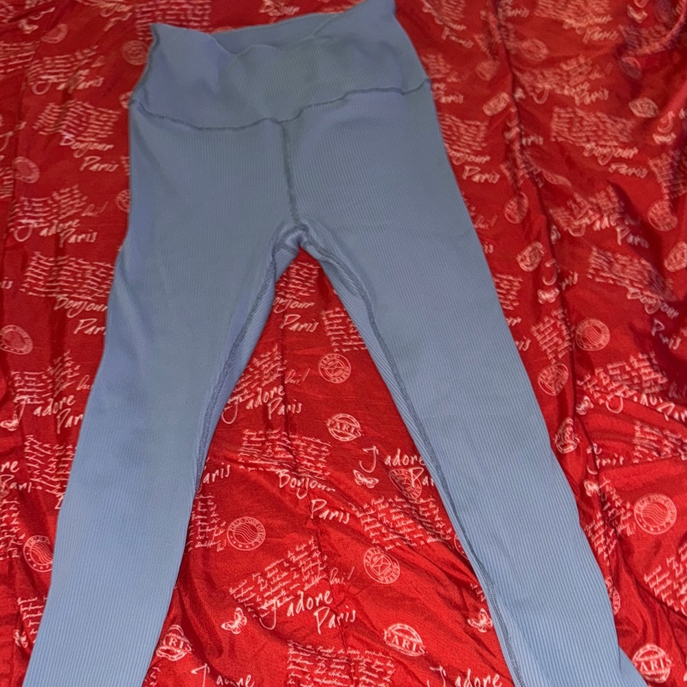 Love Tree Light Blue Leggings